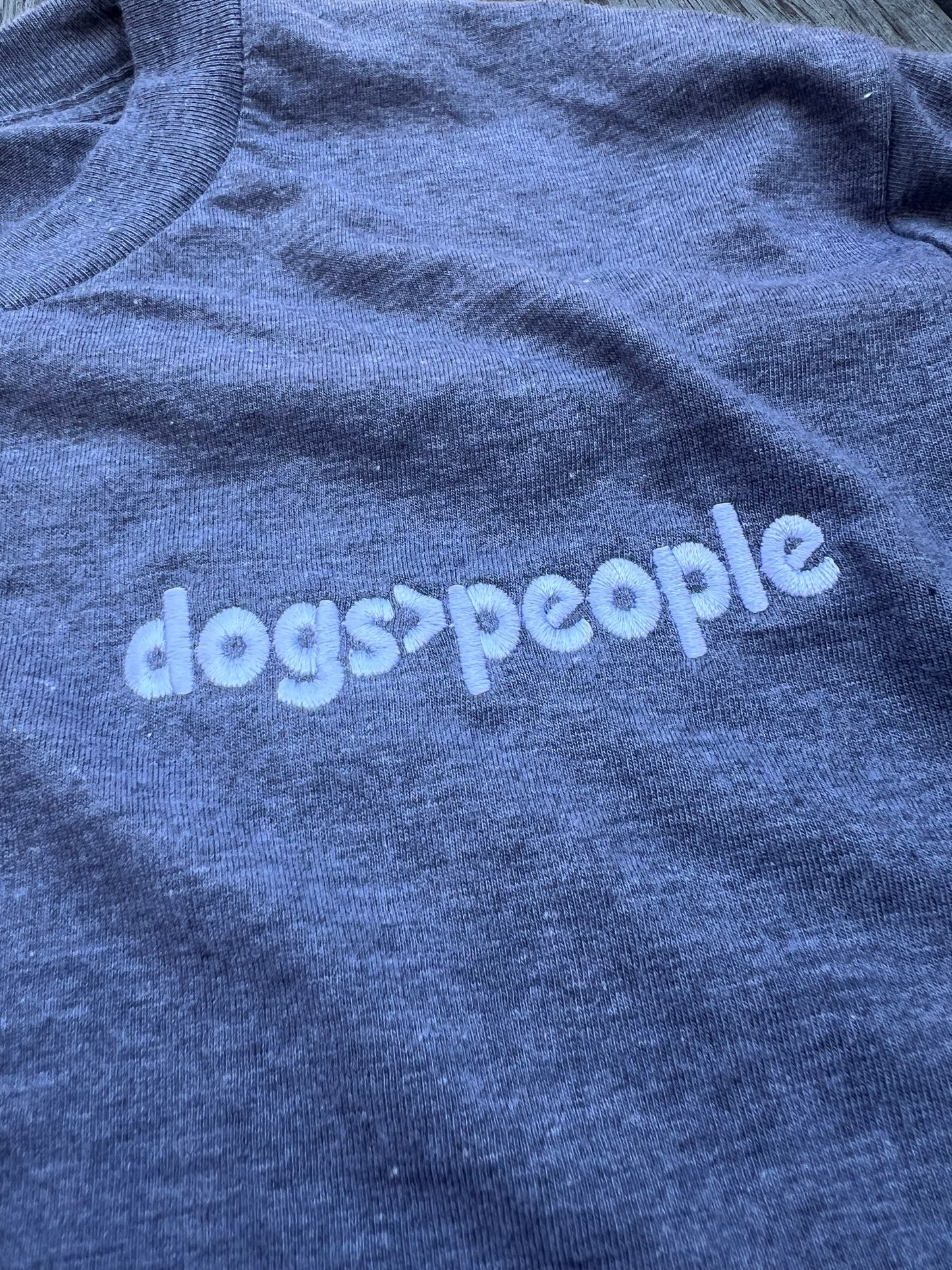 Dogs > People Unisex T-shirt